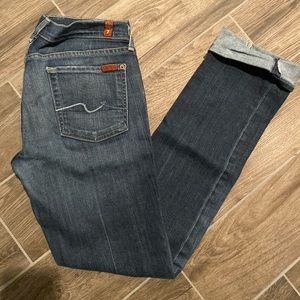 7 for all mankind straight-leg classic jeans 29